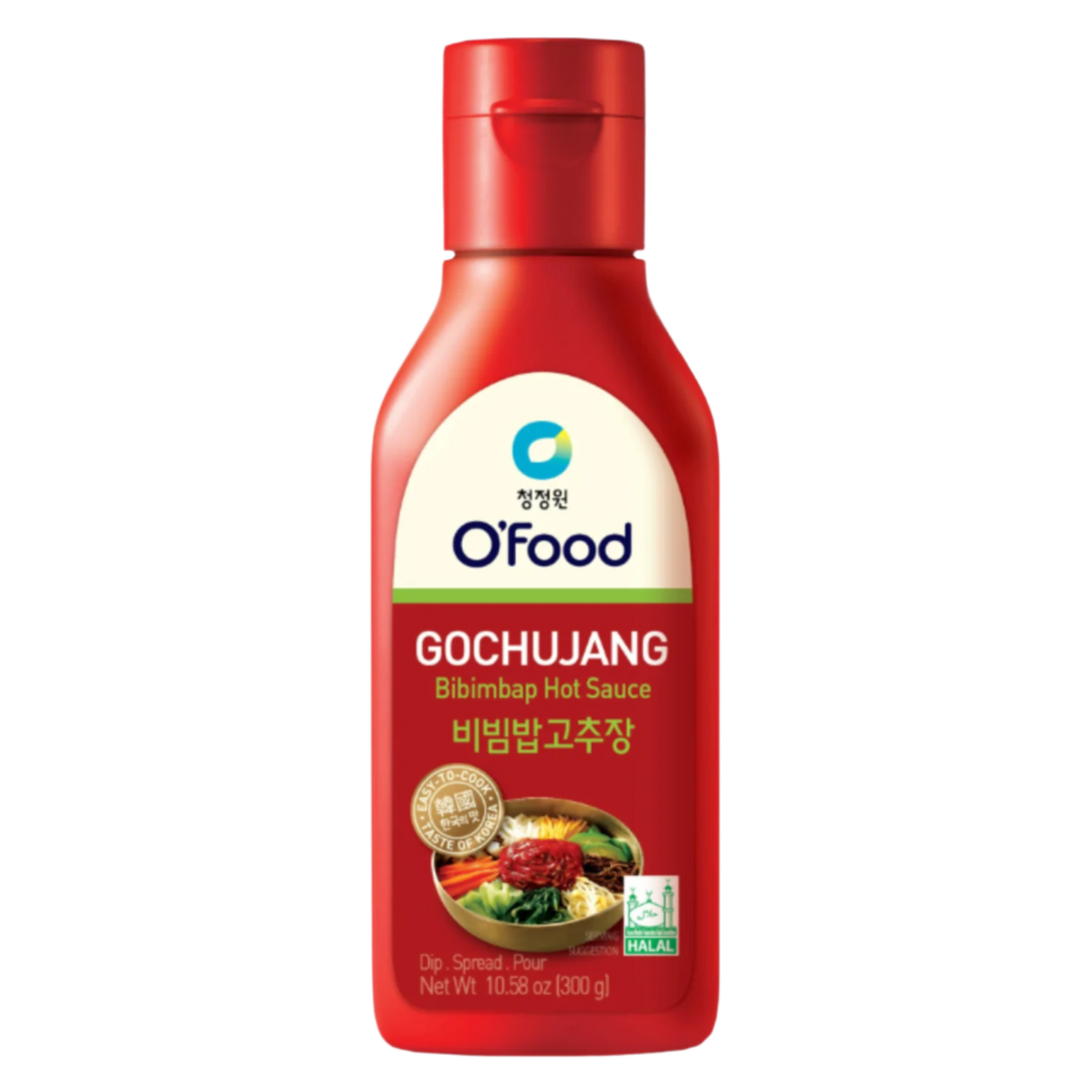 Gochujang Bibimbap Hot Sauce O'Food, 300 g