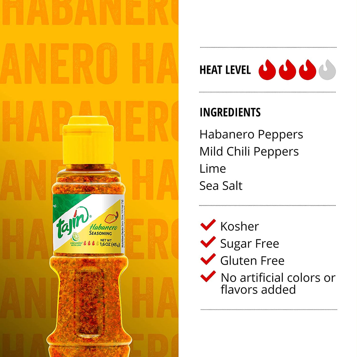 TAJIN Habanero, 45 g