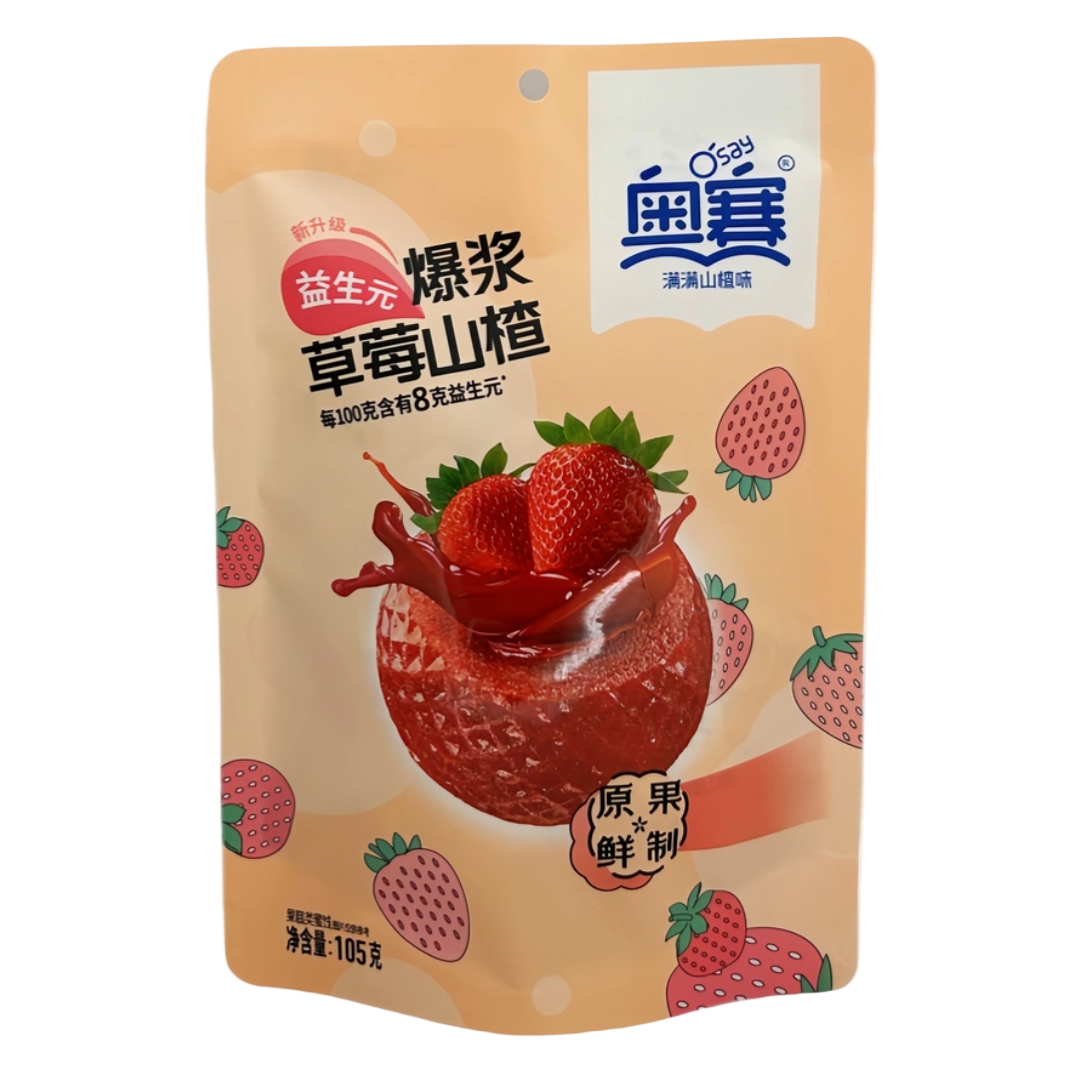 Gudobelių iešmeliai su braškėmis O'SAY, 105 g