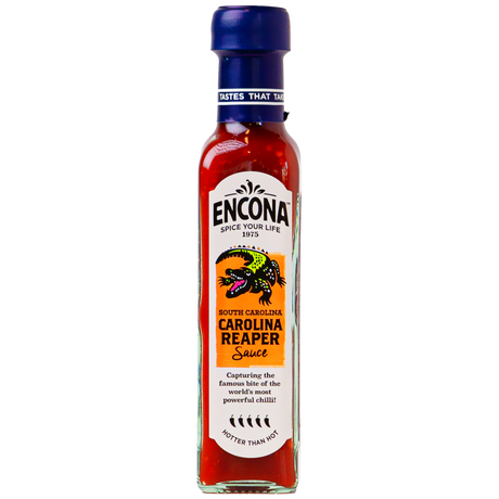 Hot Chili Sauce Carolina Reaper ENCONA, 142 ml glass bottle