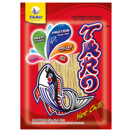 Hot Chilli Fish Snack TARO, 52 g in a sachet