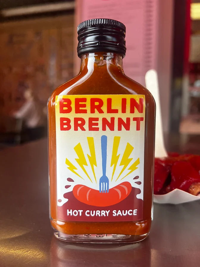 Hot Curry Sauce BERLIN BENNT CRAZY BASTARD, 100 ml