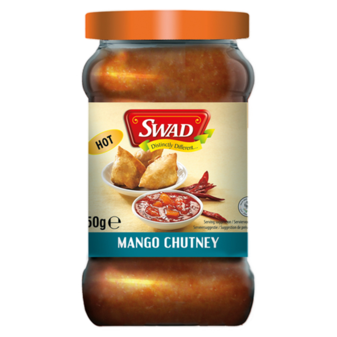Hot Mango Chutney SWAD, 350 g glass jar