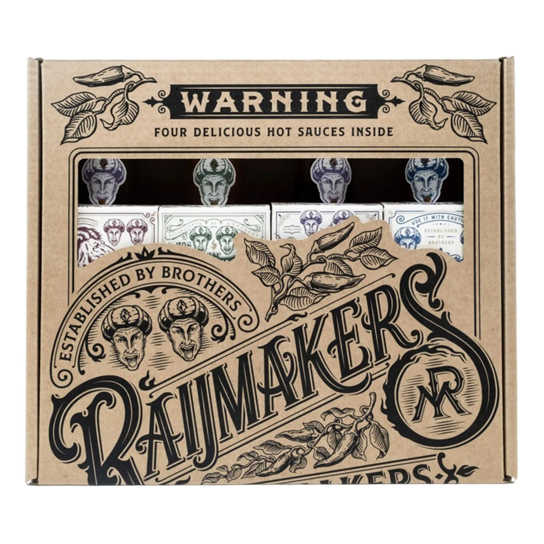 Hot Sauce Gift Set RAIJMAKERS HEETMAKERS, 4 x 150 ml