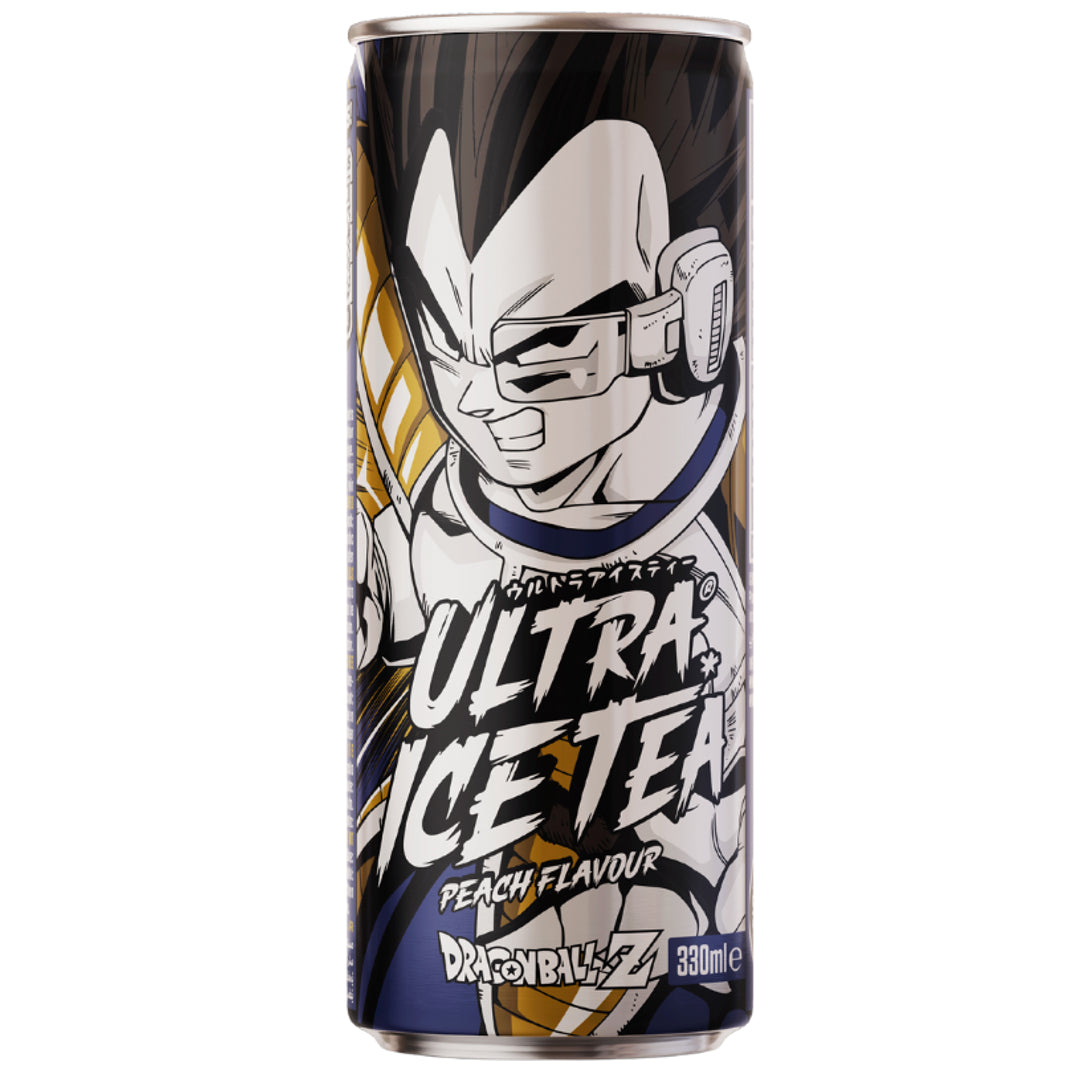 Persikų skonio šalta arbata Dragon Ball Z - Vegeta ULTRA ICE TEA, 330 ml