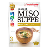 Greitai paruošiama Miso sriuba su keptu tofu MARUKOME, 3 porcijos, 3 x 18 g / 57 g