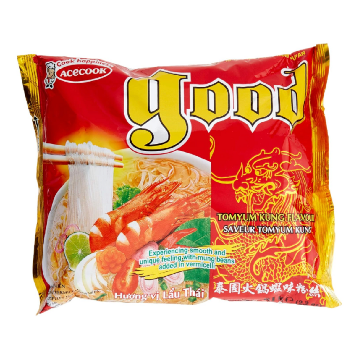 Greitai paruošiami makaronai Good Tomyum Kung ACECOOK, 62 g