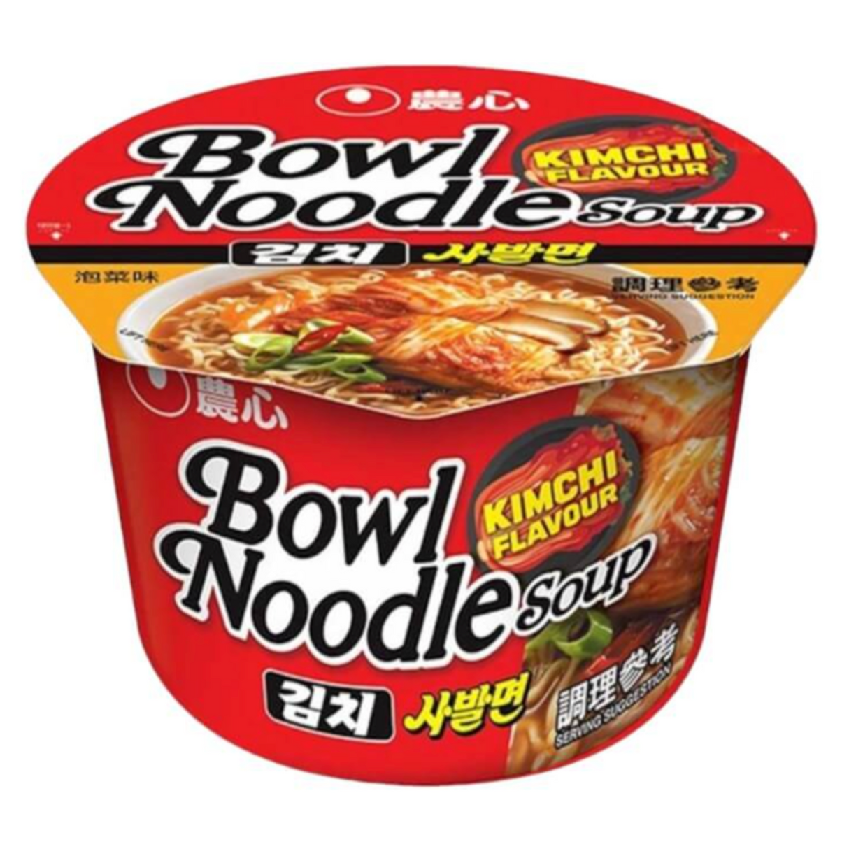 Instant Noodles Kim Chi in Big Bowl NONGSHIM, 100 g