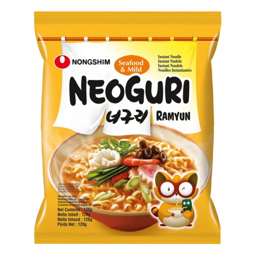 Instant Noodles Neoguri Seafood & Mild NONGSHIM, 120 g