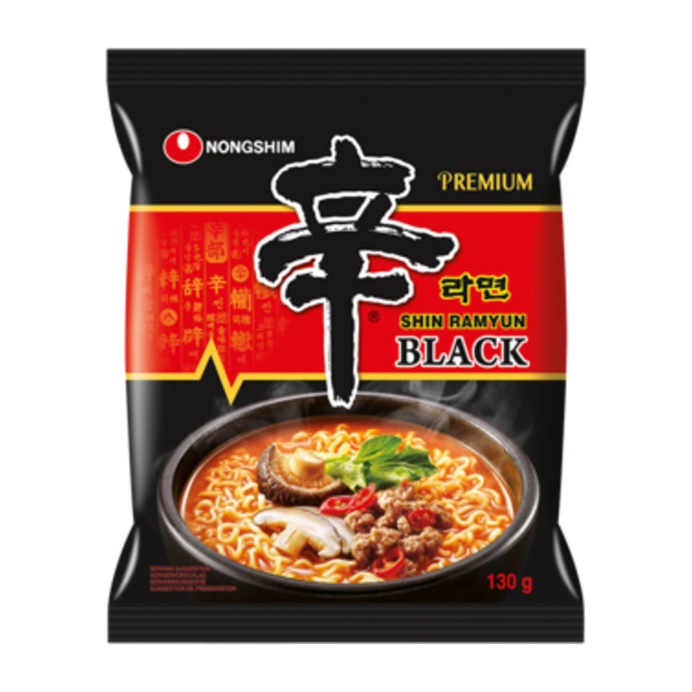Instant Noodles Shin Ramyun Black with Beef Bone Broth NONGSHIM, 130 g