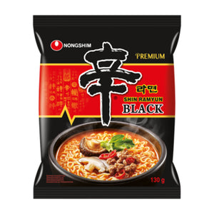 Instant Noodles Shin Ramyun Black with Beef Bone Broth (Family Pack) NONGSHIM, 4 x 130 g