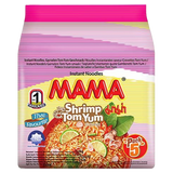 Instant Noodles Shrimp Tom Yum  MAMA, 5 x 60g in a sachet
