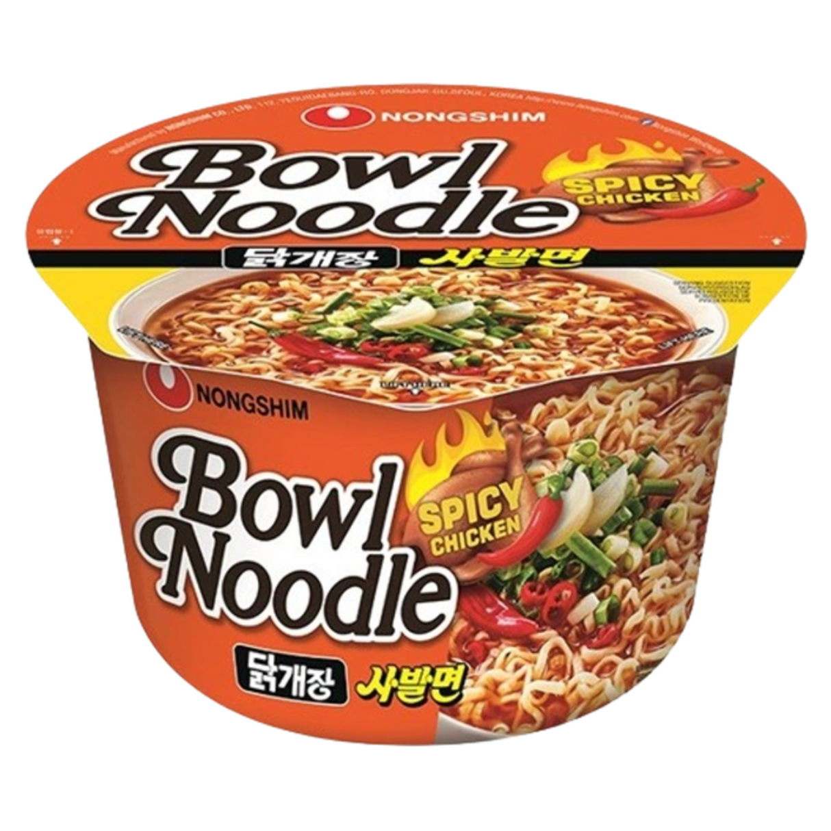 Instant Noodles Spicy Chicken in Big Bowl NONGSHIM, 100 g