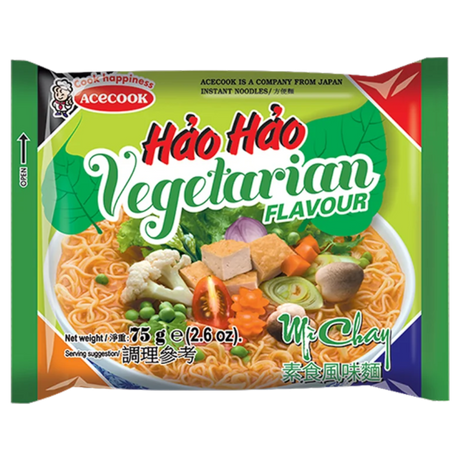 Instant Noodles Vegetarian Hao Hao ACECOOK, 75g in a sachet