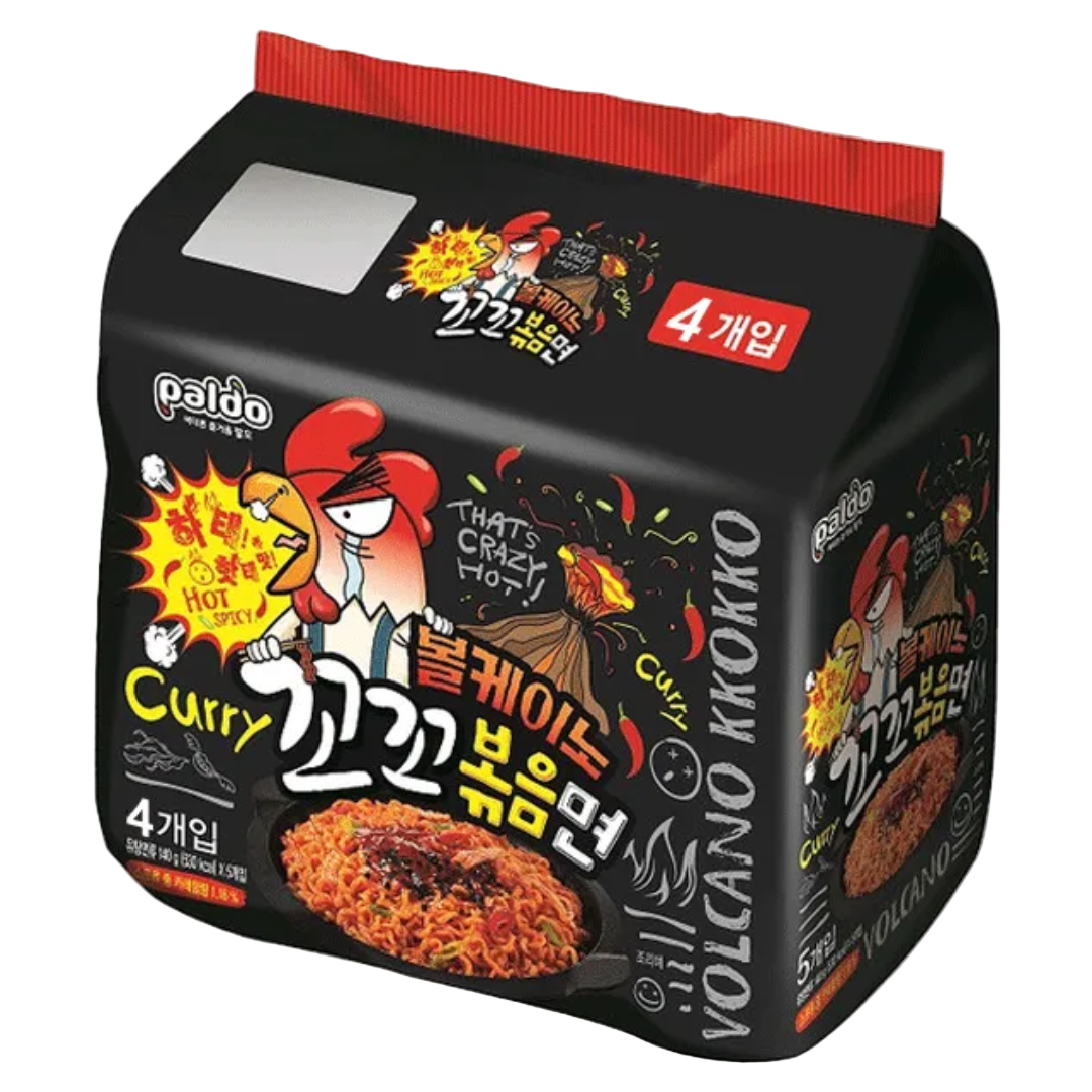 Greitai paruošiami makaronai Volcano vištienos skonio (šeimos pakuotė) PALDO, 4 x 140 g