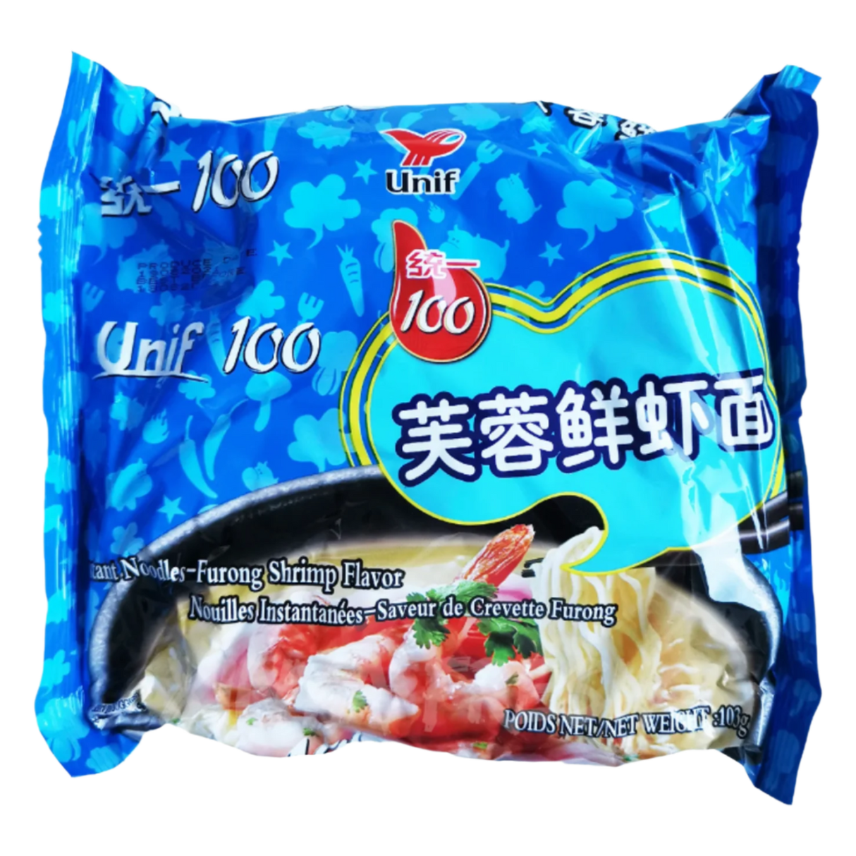 Instant Noodles, Furong Fish Flavor UNIF, 103g