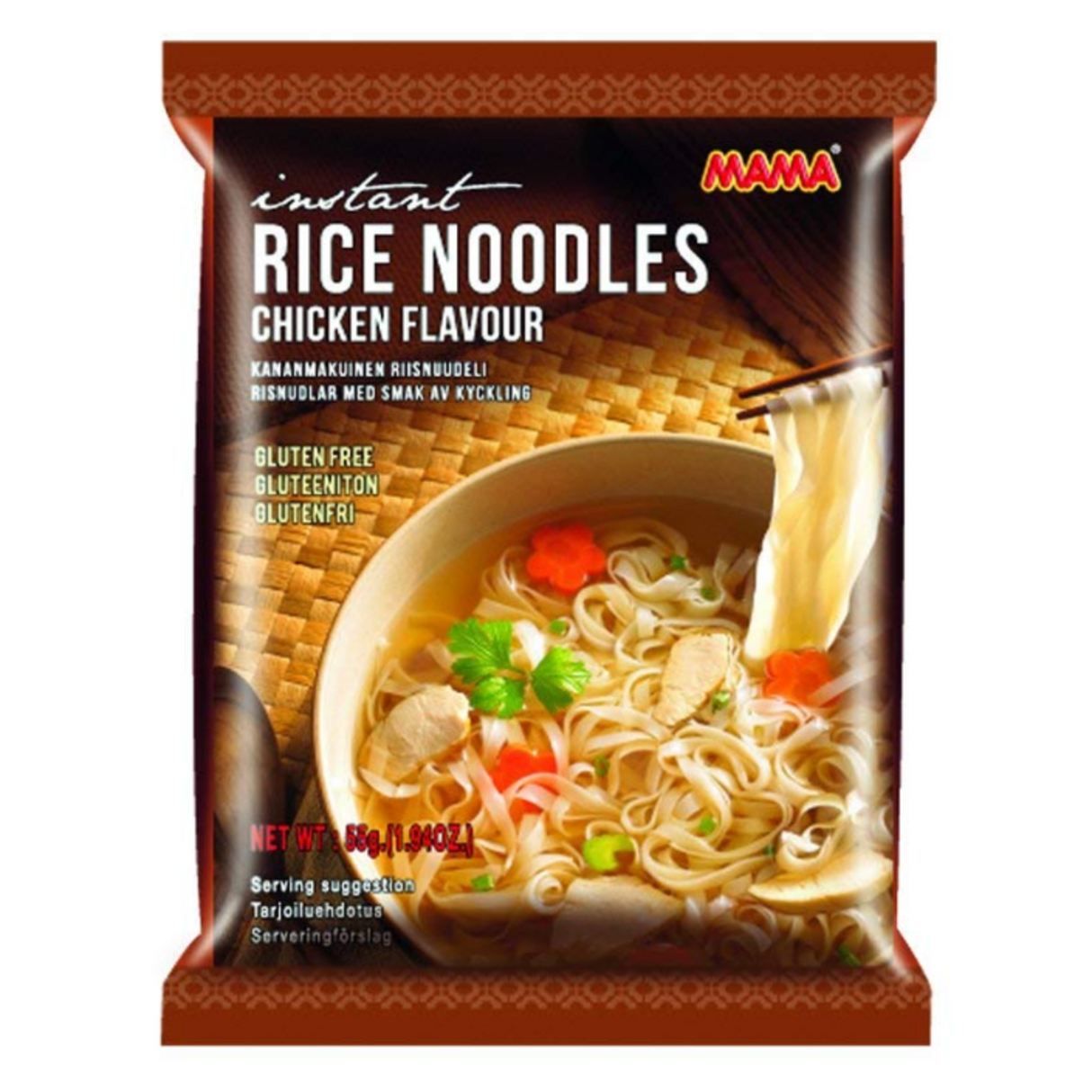 Instant Rice Noodles Chicken Flavour MAMA, 55 g