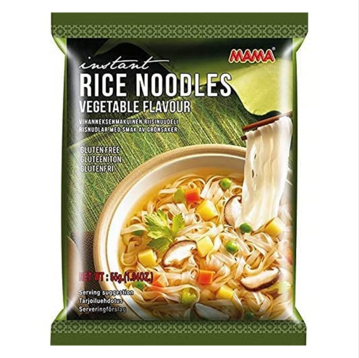 Instant Rice Noodles Vegetable Flavour MAMA, 55 g