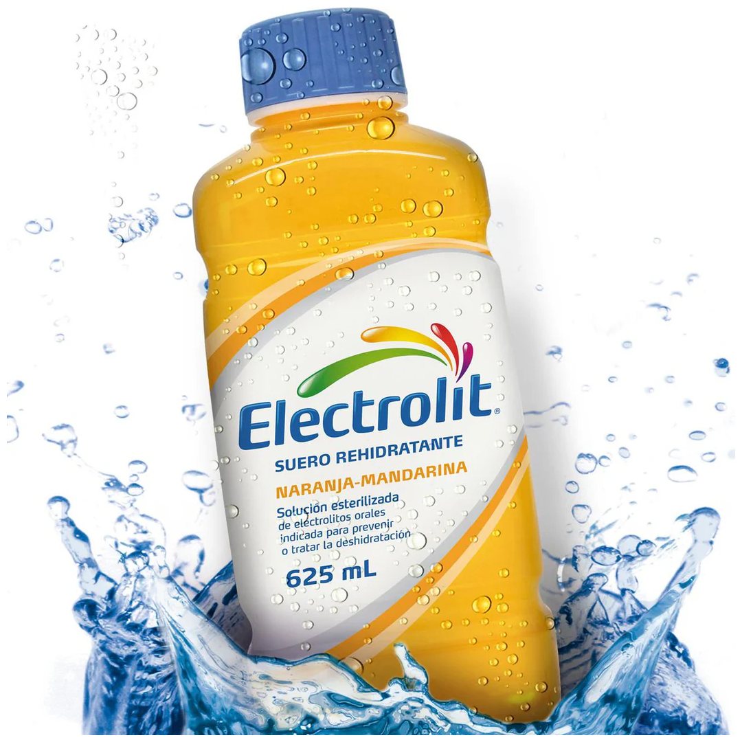 Apelsinų - mandarinų skonio izotoninis rehidratuojantis gėrimas ELECTROLIT, 625 ml