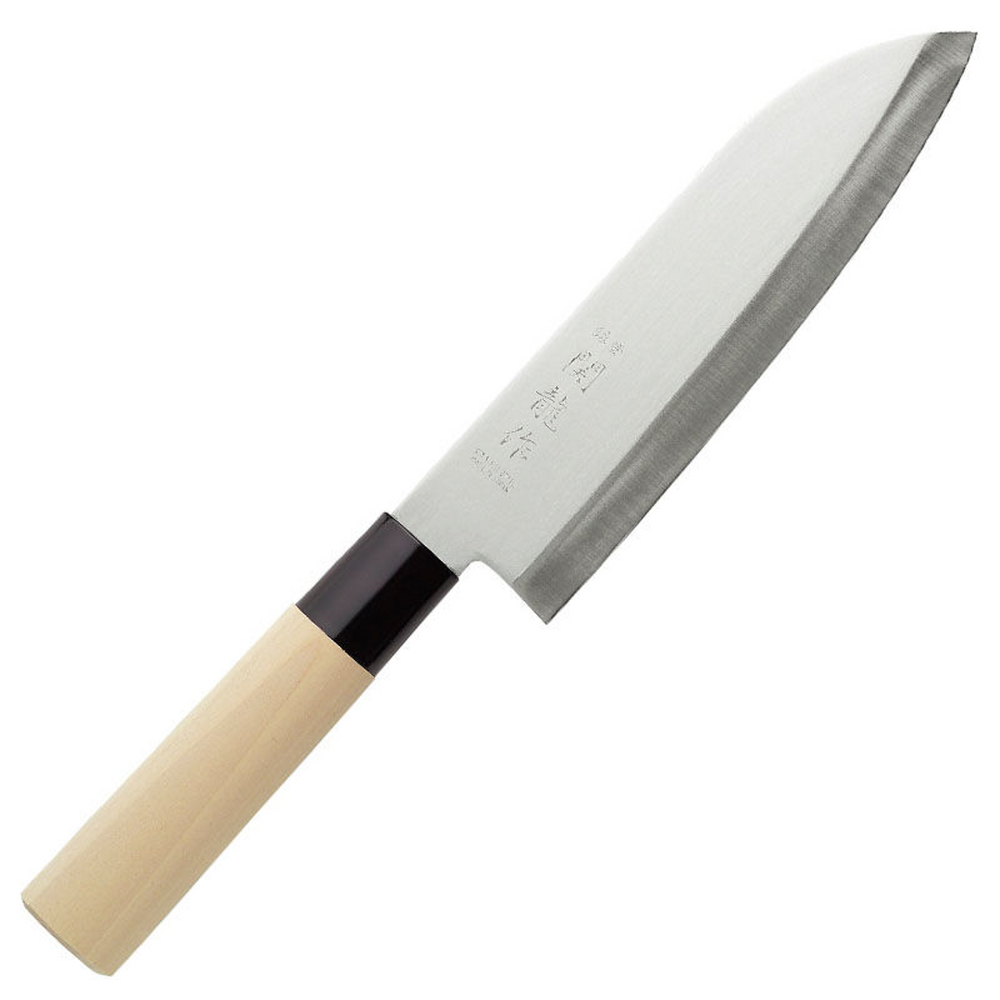 Japoniškas virtuvės peilis Santoku OHZAWA SWORDS SEKIRYU, 165 mm