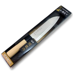 Japoniškas virtuvės peilis Santoku OHZAWA SWORDS SEKIRYU, 165 mm