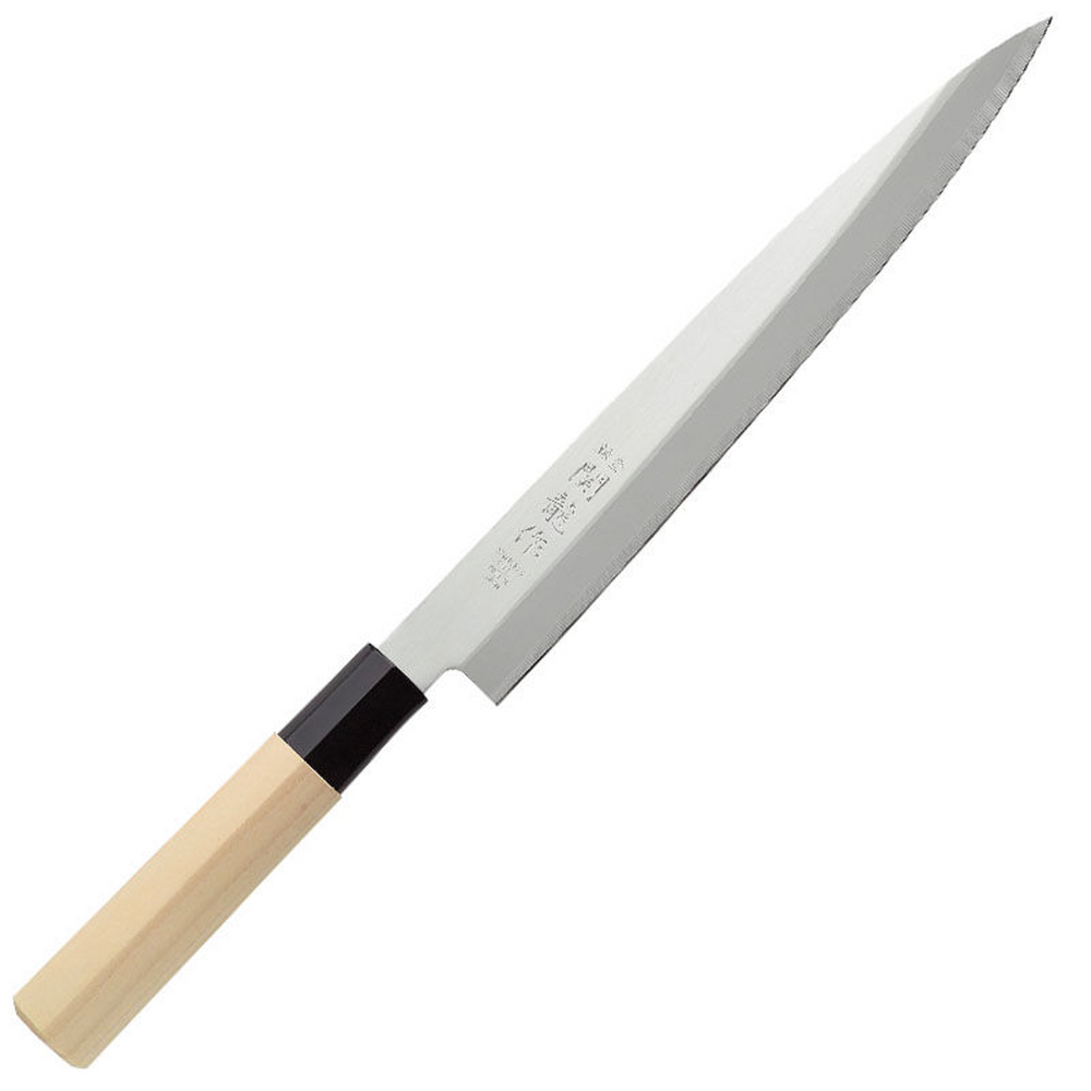 Japanese Knife Yanagiba for Sashimi & Sushi OHZAWA SWORDS SEKIRYU, 210 mm