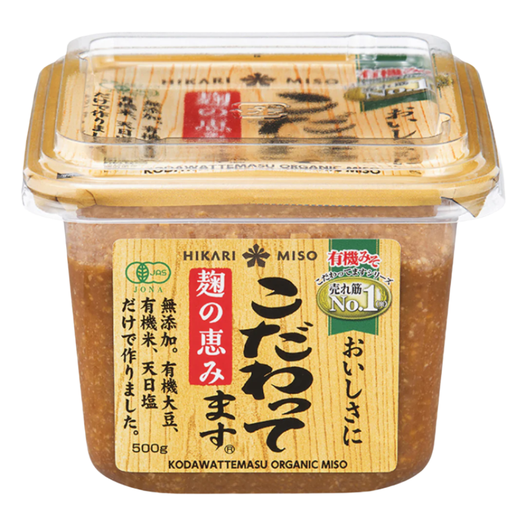 Ekologiška miso pasta Kodawattemasu HIKARI, 500 g