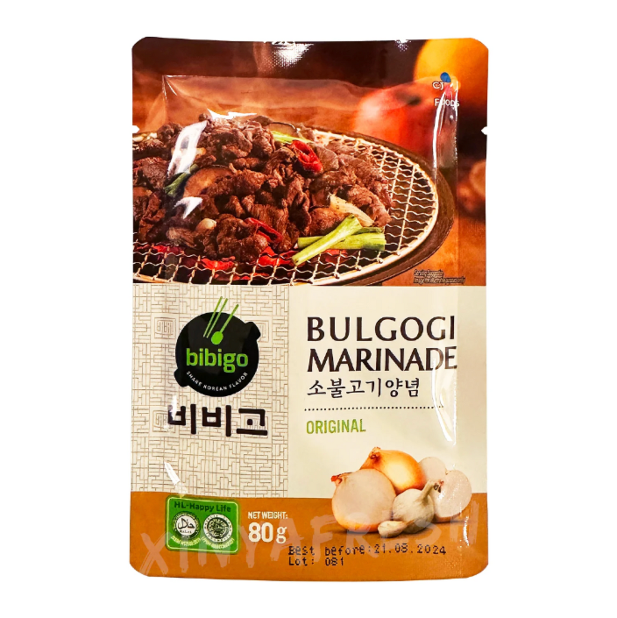 Korean Bulgogi BBQ Marinade Sauce BIBIGO, 80 g