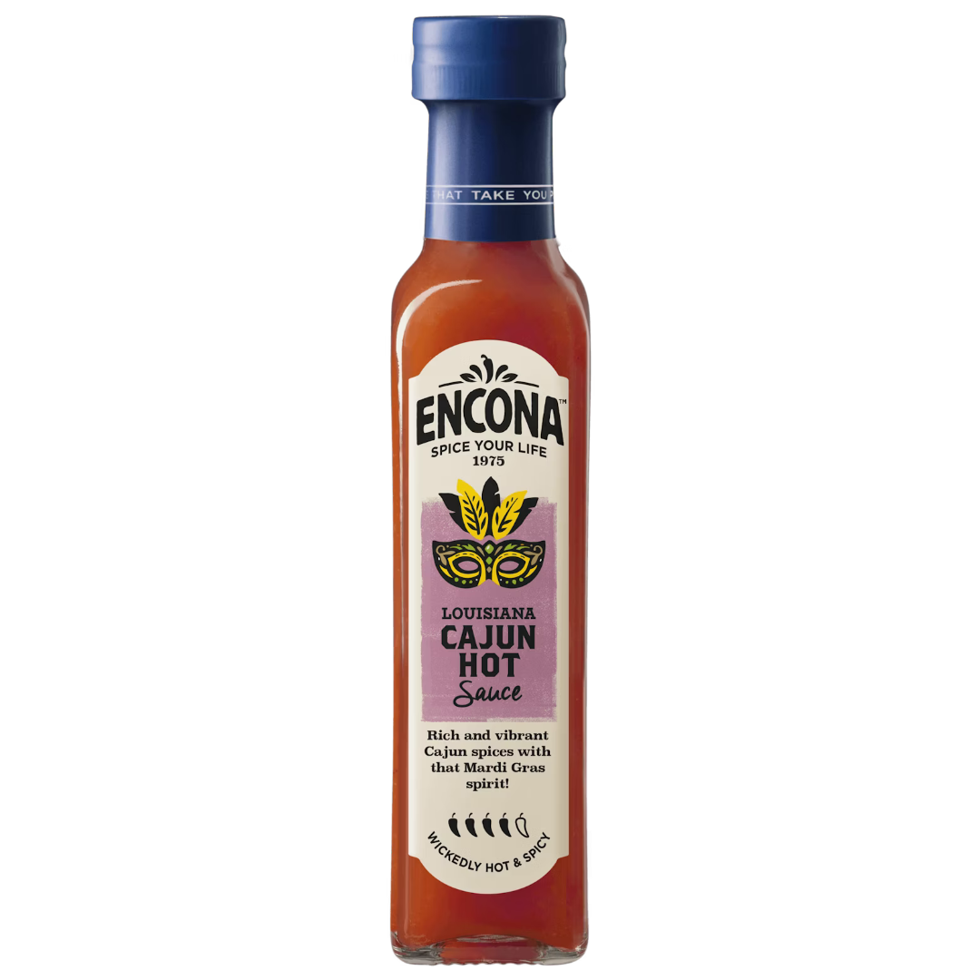 Louisiana Cajun Hot Sauce ENCONA, 142 ml glass bottle