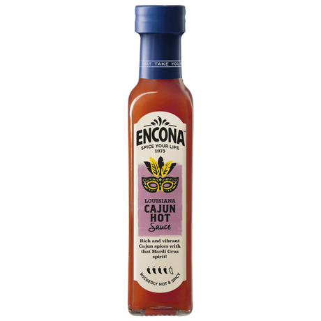 Louisiana Cajun Hot Sauce ENCONA, 142 ml glass bottle