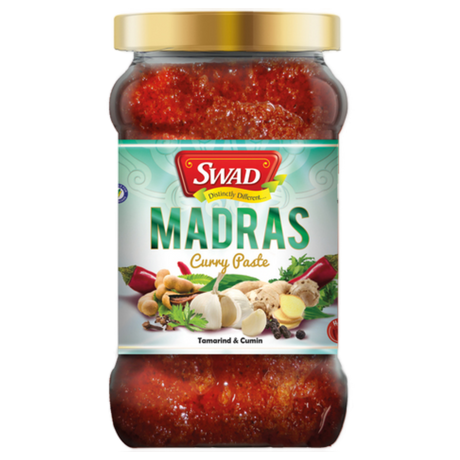 Madras Curry Paste SWAD, 300 g glass jar