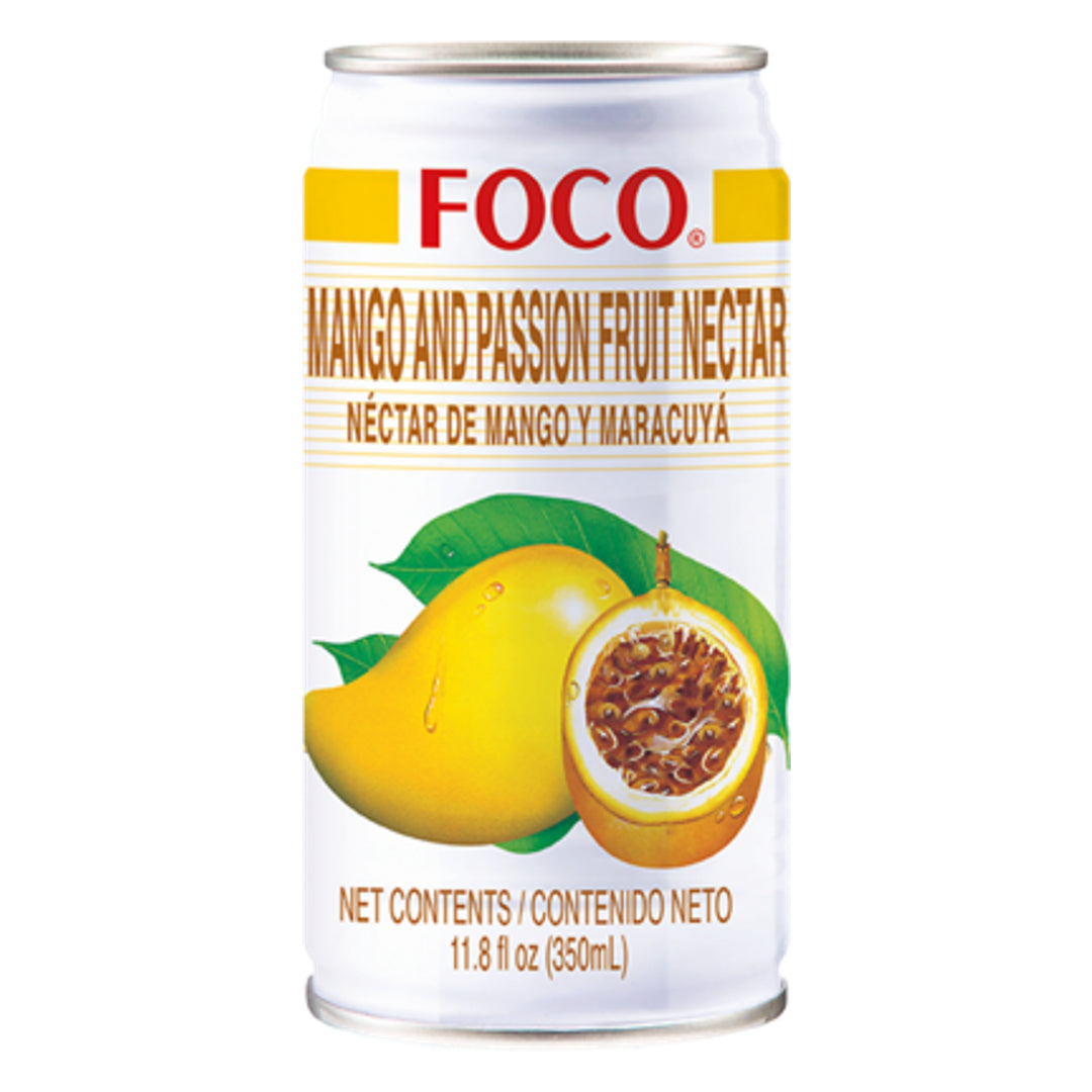 Mango and Passion fruit drink FOCO, 350 ml