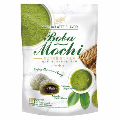 Mochi Matcha Latte Flavour YUKI & LOVE, 120 g sahet