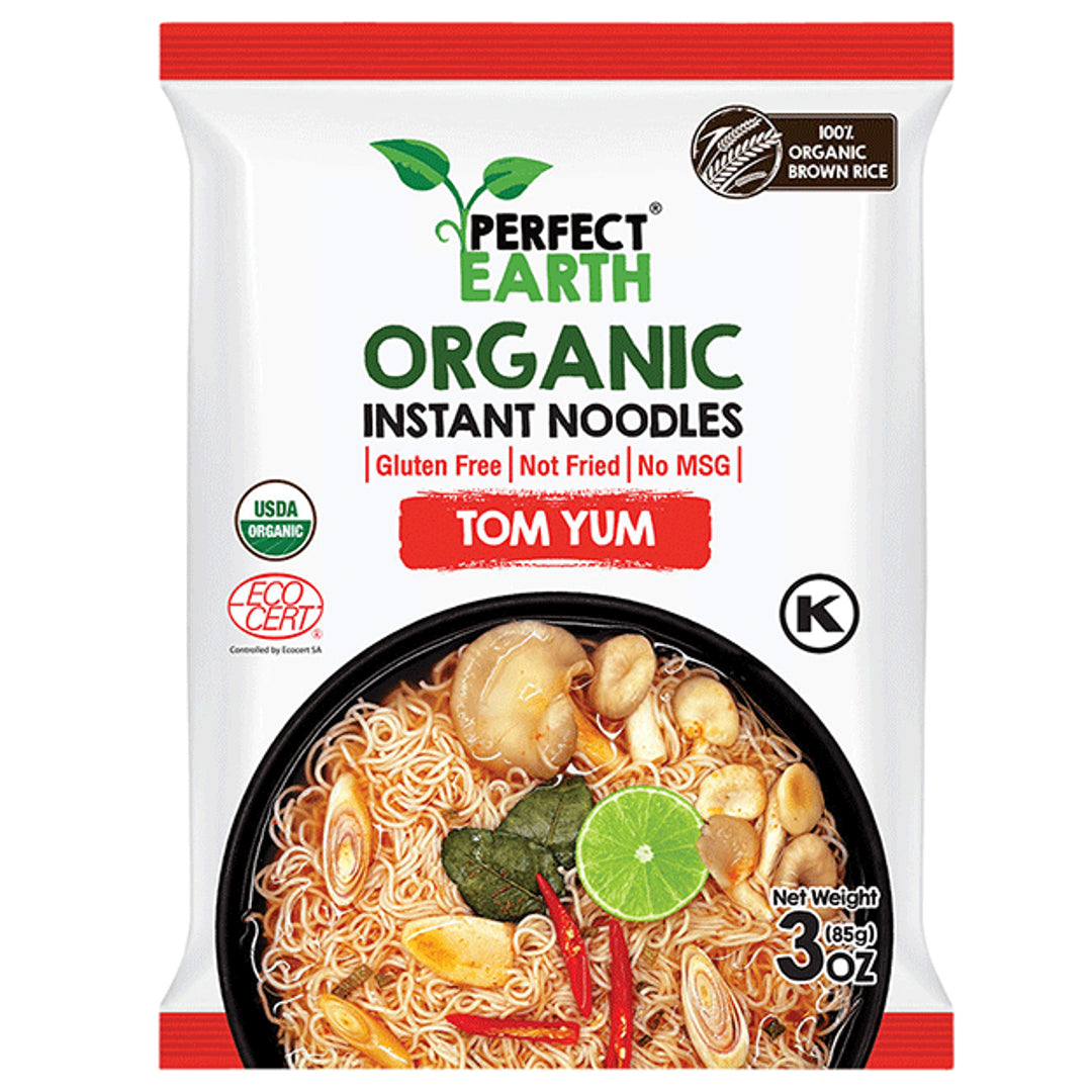 Organiški greitai paruošiami makaronai TOM YUM PERFECT EARTH, 85 g