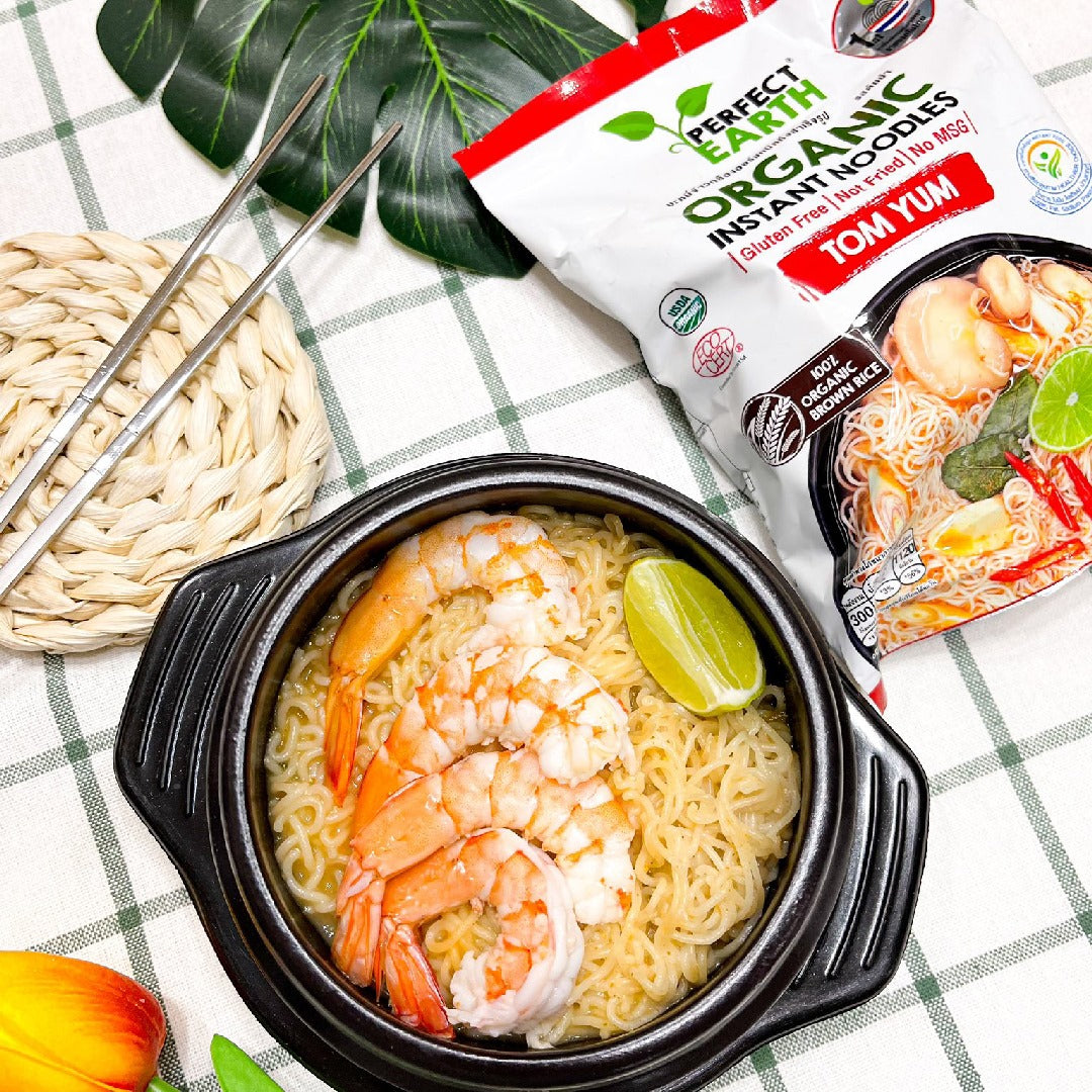 Organiški greitai paruošiami makaronai TOM YUM PERFECT EARTH, 85 g