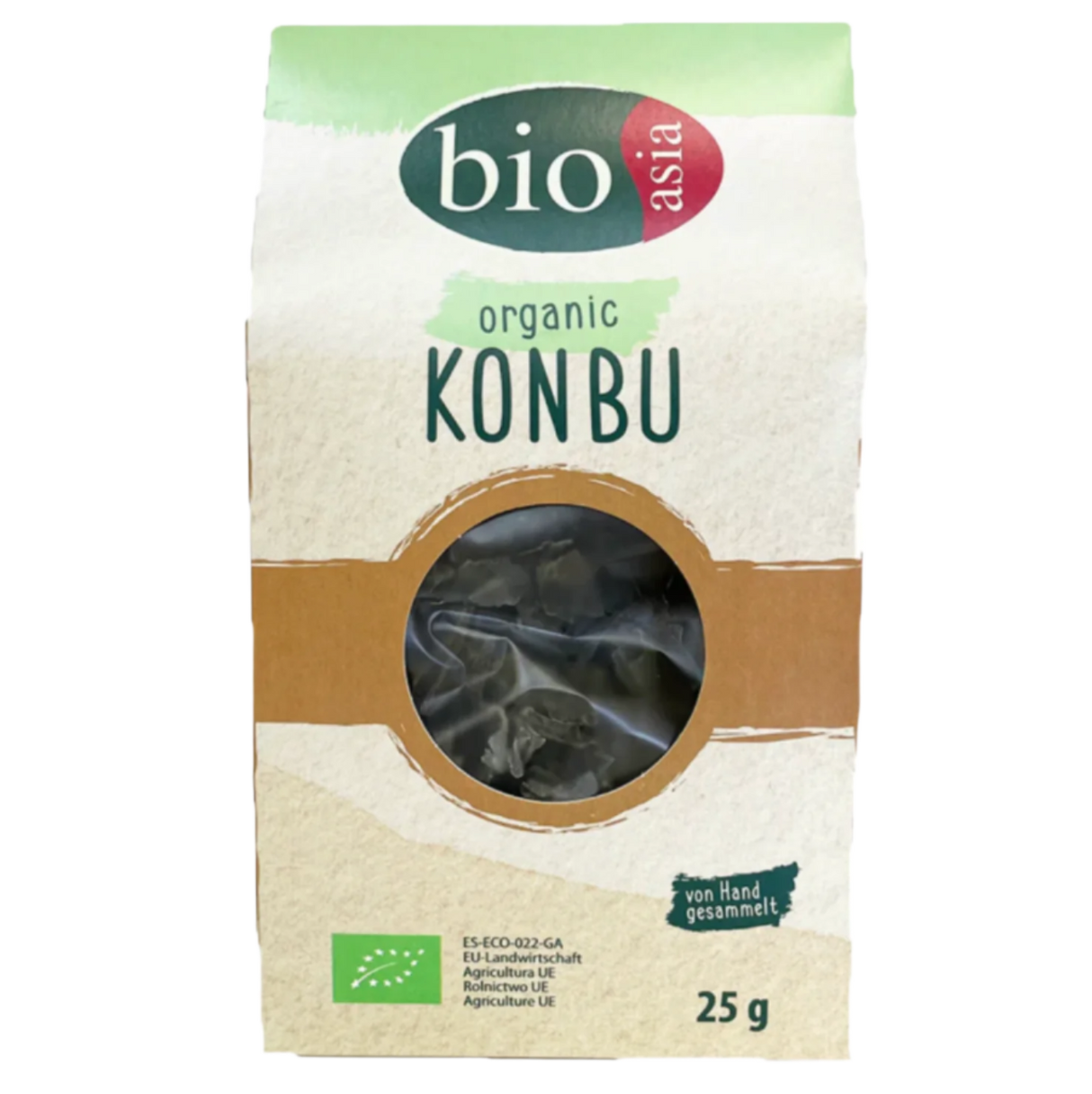 Ekologiški Konbu dribsniai BIOASIA, 25 g