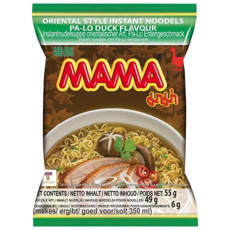 Instant Noodles Pa Lo Duck MAMA, 55 g in a sachet