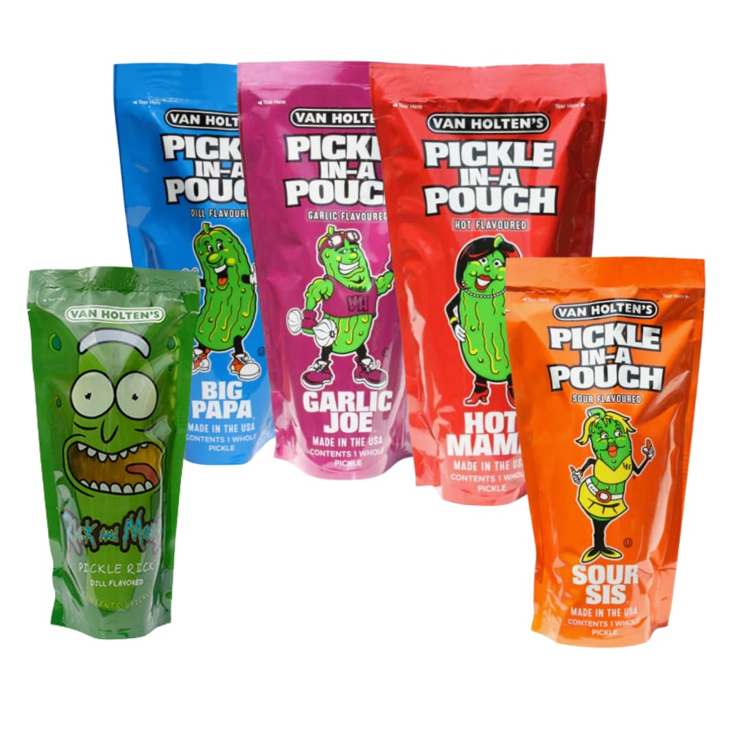 Pickle-in-a-Pouch 5 Mix with Dill Pickle Lip Balm VAN HOLTEN'S, 5 x 306 g