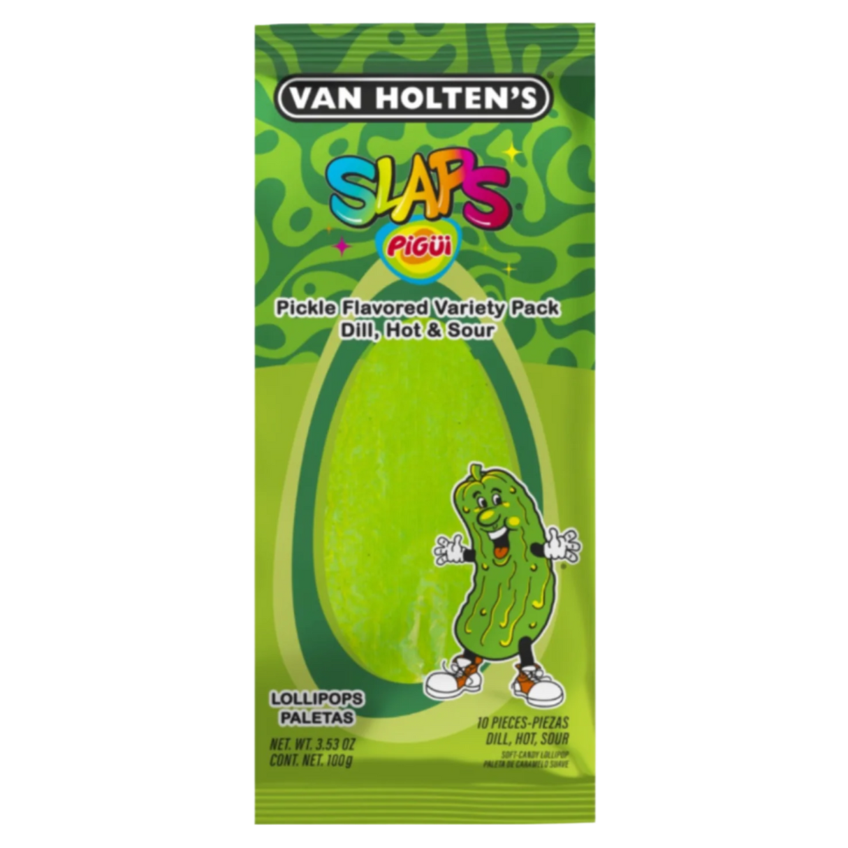 Pickle Flavored Candy VAN HOLTEN'S 10 x 10 g