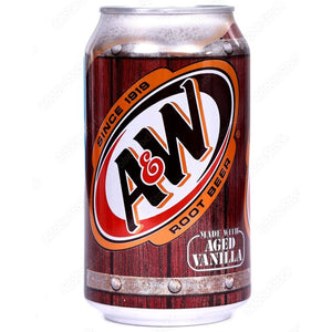 Gazuotas gaivusis gėrimas Root Beer A&W, 355 ml