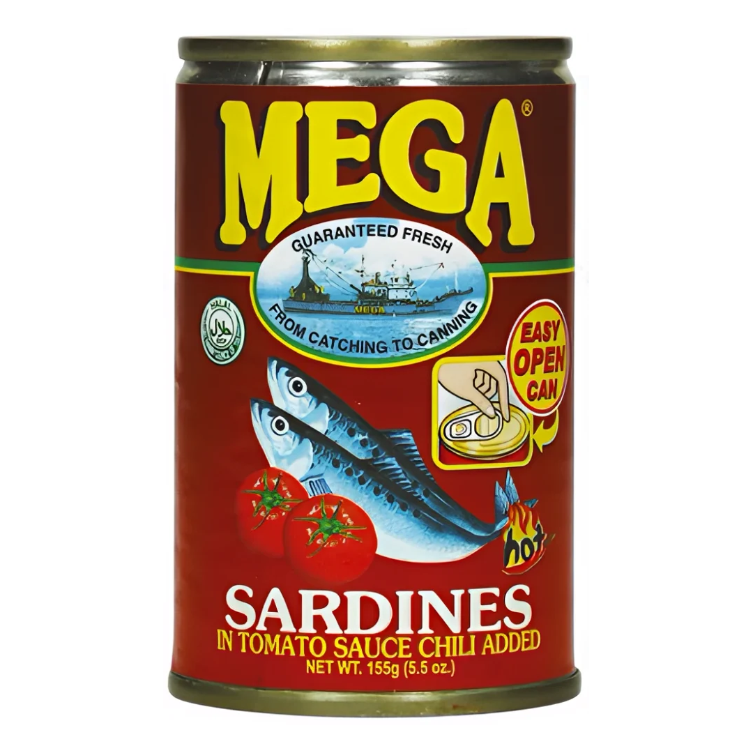 Sardines With Chilli In Tomato Sauce MEGA, 155 g