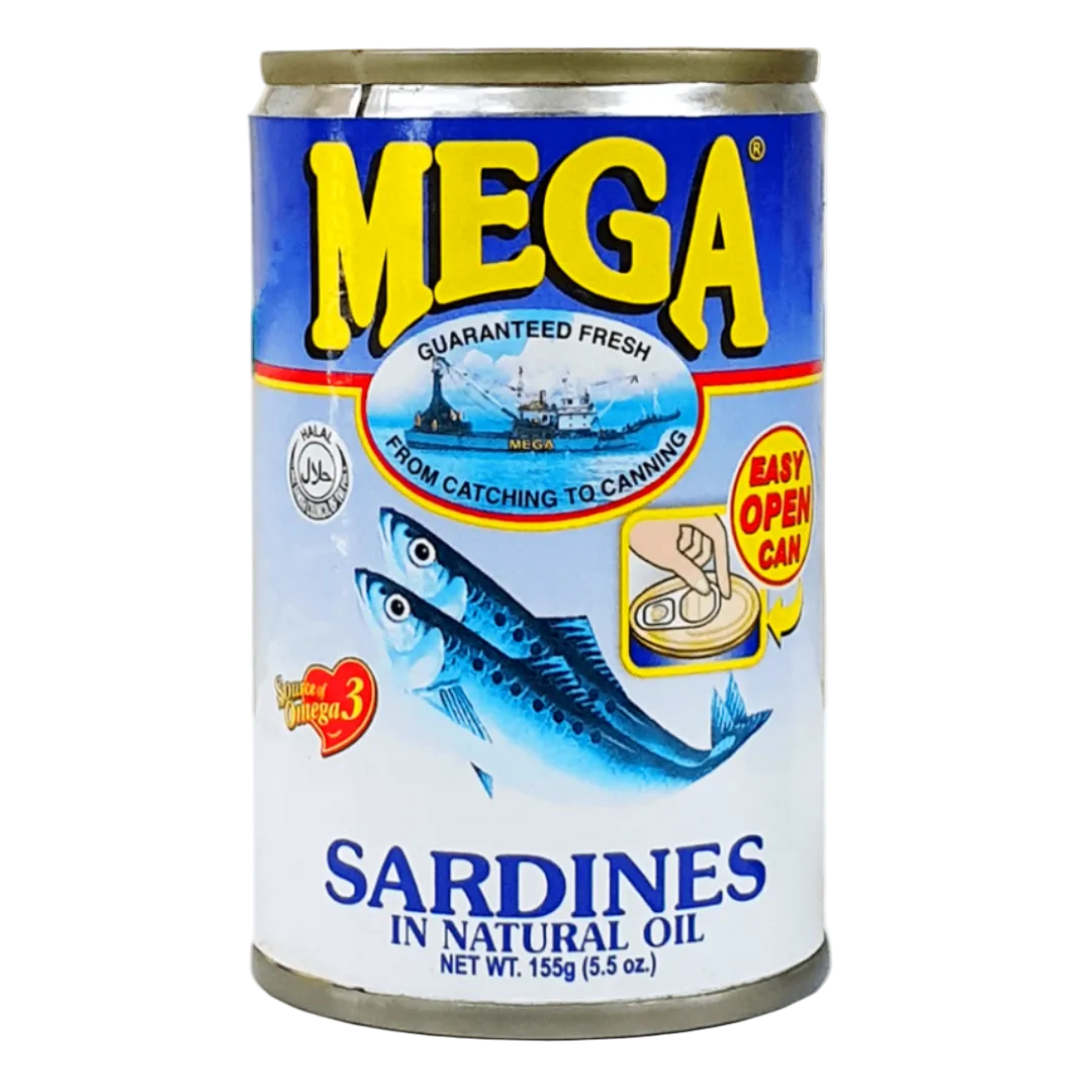Sardinės aliejuje MEGA, 155 g
