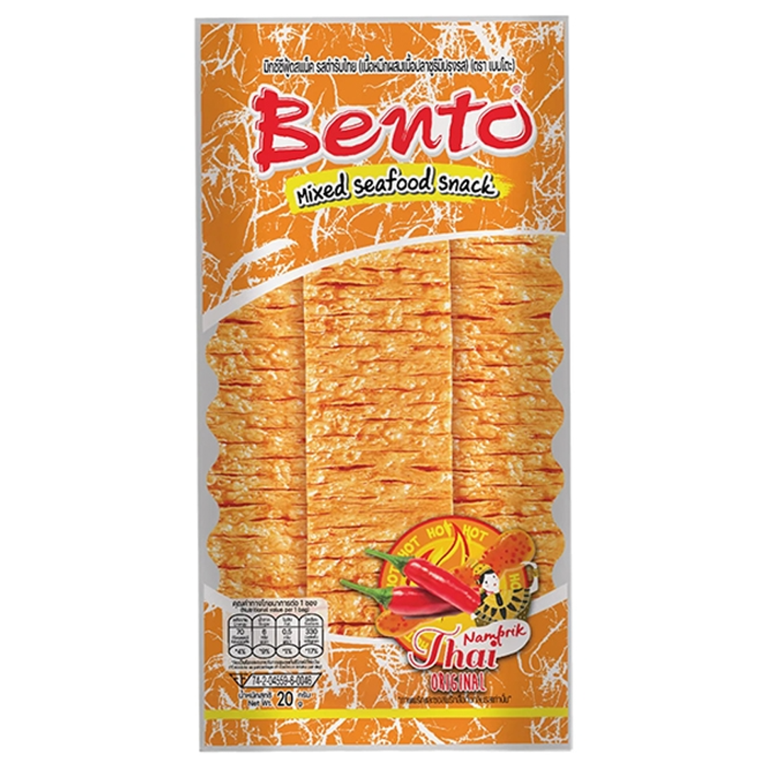 Jūros gėrybių užkandis Namprik Thai Original Flavor BENTO, 20 g