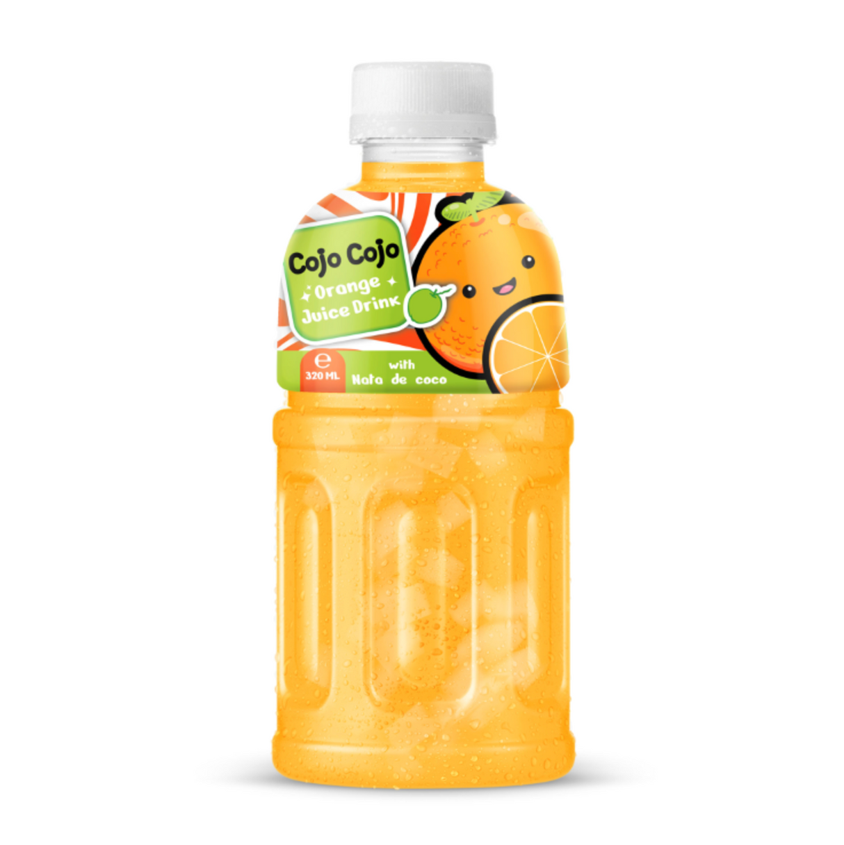 Soft Drink with Orange Juice and Nata de Coco COJO COJO, 320 ml