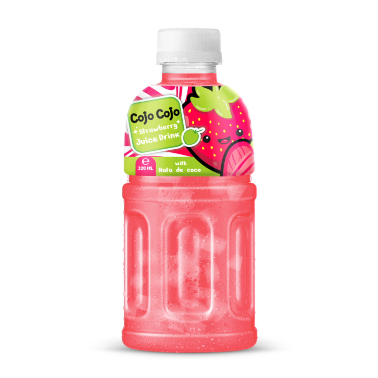 Soft Drink with Strawberry Juice and Nata de Coco COJO COJO, 320 ml