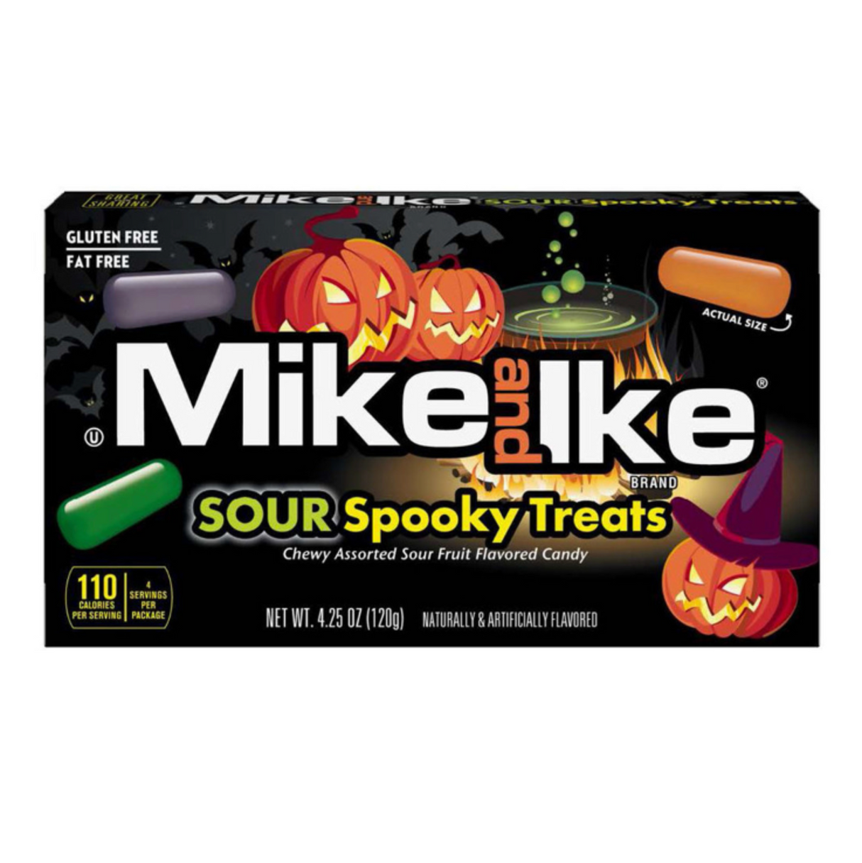 Saldainiai Sour Spooky Treats MIKE AND IKE, 120 g