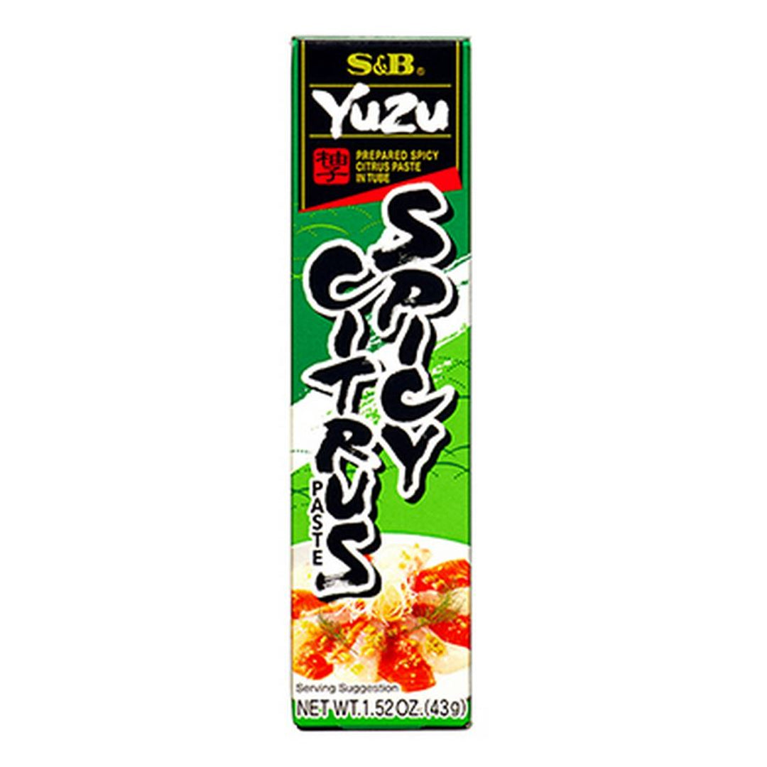 Aštri citrusų vaisių pasta (Yuzu-kosho) S&B, 43g