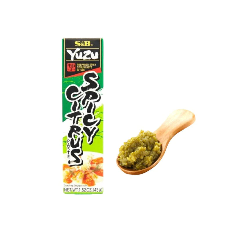 Aštri citrusų vaisių pasta (Yuzu-kosho) S&B, 43g