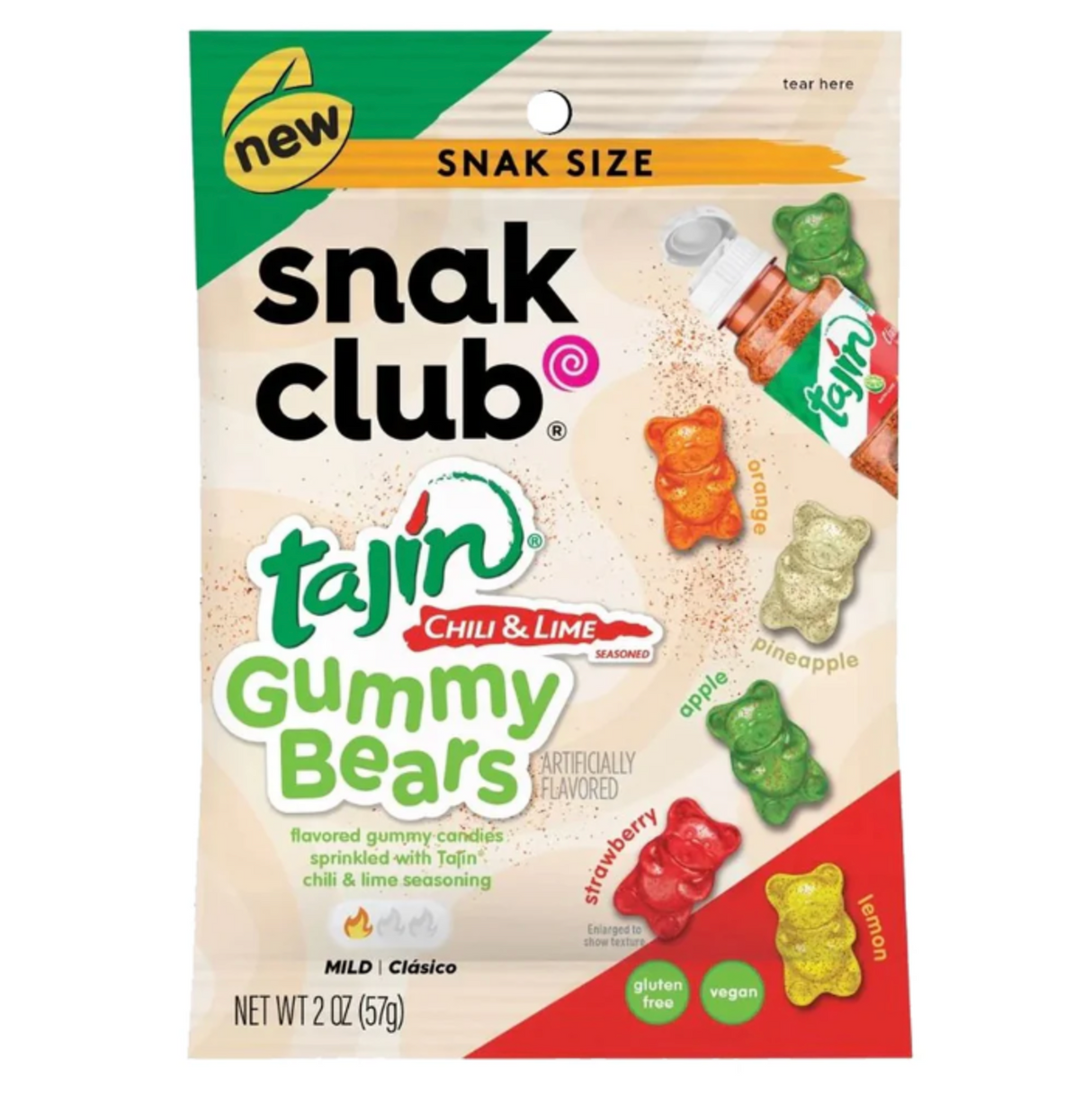 Tajin guminukai SNAK CLUB, 57 g