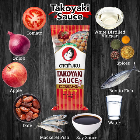 Takoyaki padažas OTAFUKU, 300 g